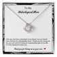 Unbiological Mom Love Knot Necklace