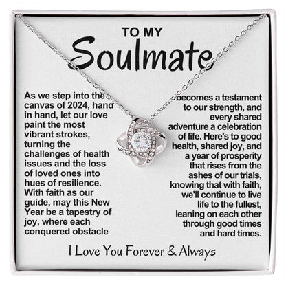 Soulmate Love Knot Necklace-As We Step Into The Canvas of 2024