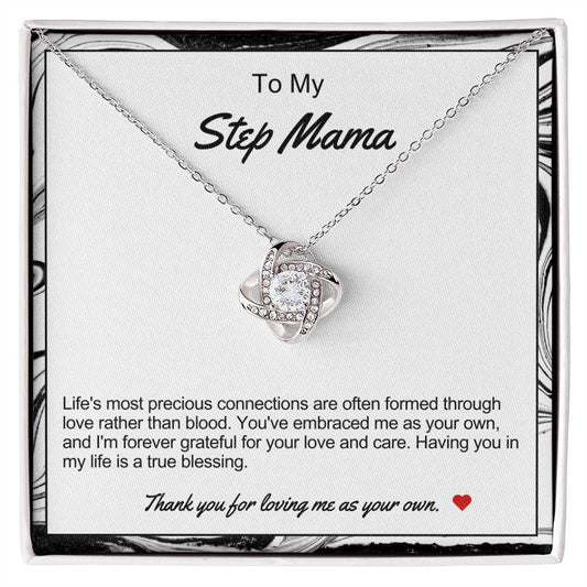 Step Mama Love Knot Necklace