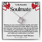 Soulmate Valentine Love Knot Necklace
