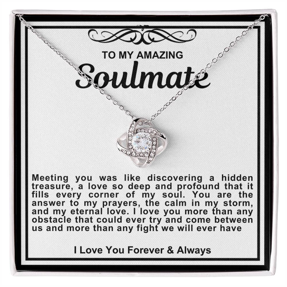 Soulmate Love Knot Necklace-A Love So Deep