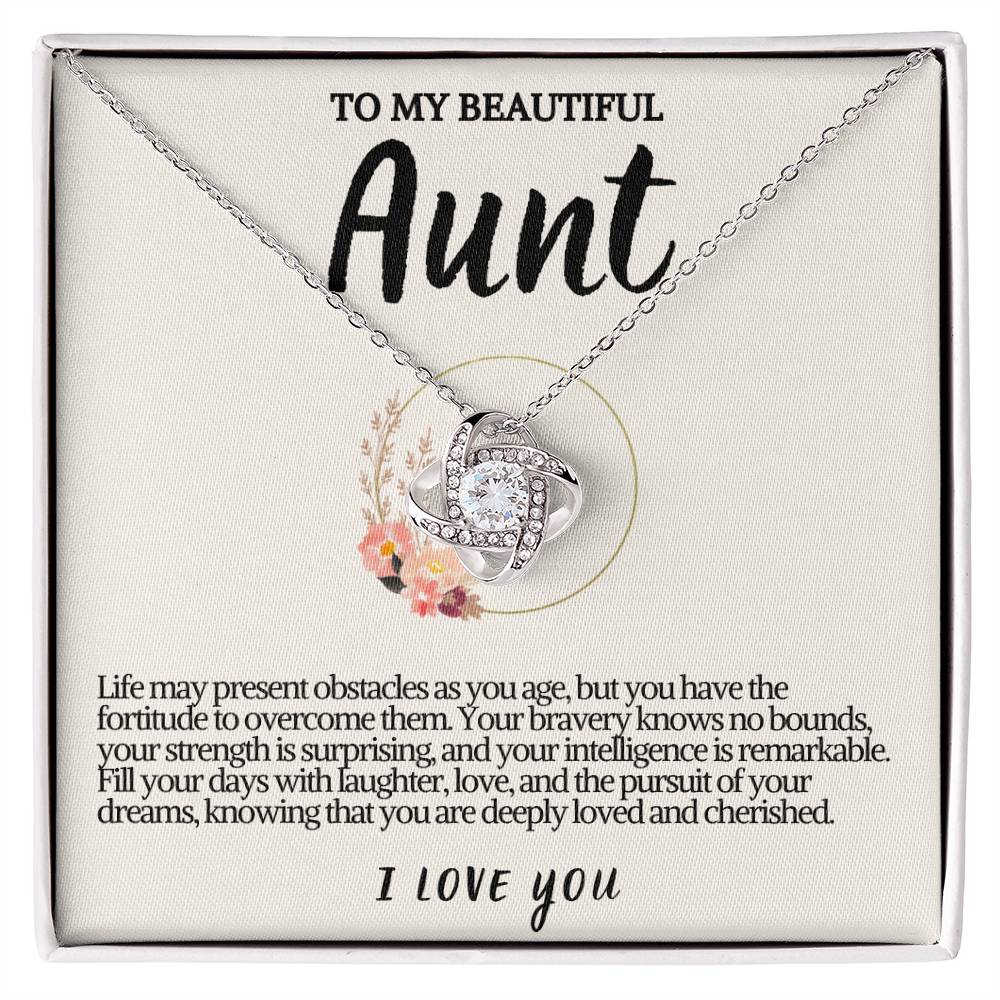 Aunt Love knot Necklace