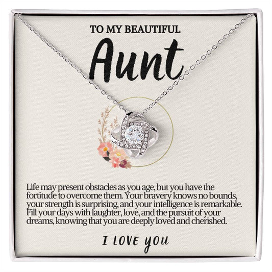 Aunt Love knot Necklace