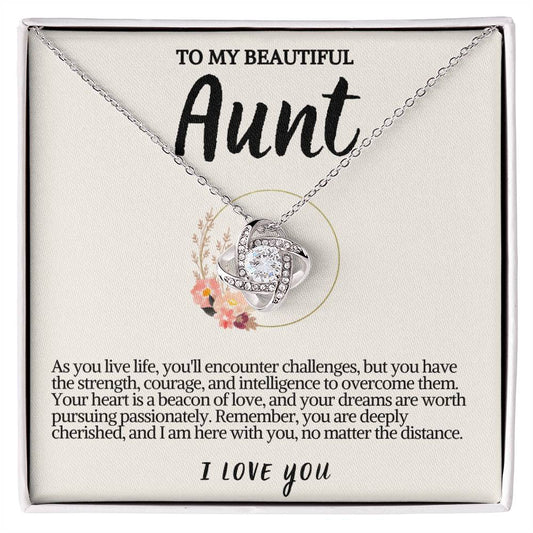 Aunt Love knot Necklace