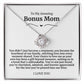 To My Amazing Bonus Mom Necklace