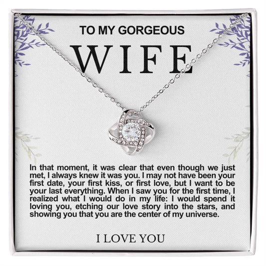 Wife Love Knot Necklace