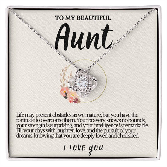 Aunt Love knot Necklace