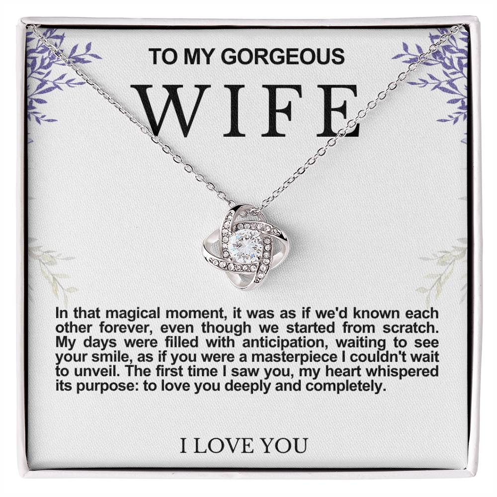 Wife Love Knot Necklace