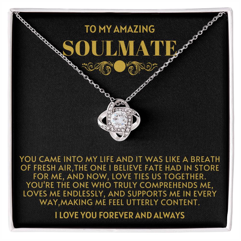 Soulmate Love Ties Us Together Necklace – Loving Sentiments Jewelry