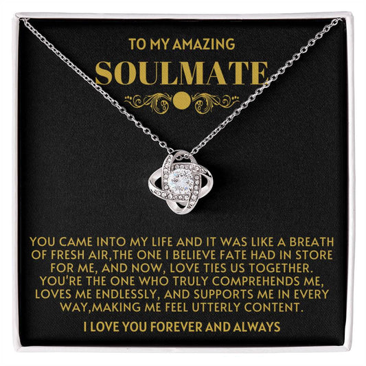 Soulmate Love Ties Us Together Necklace