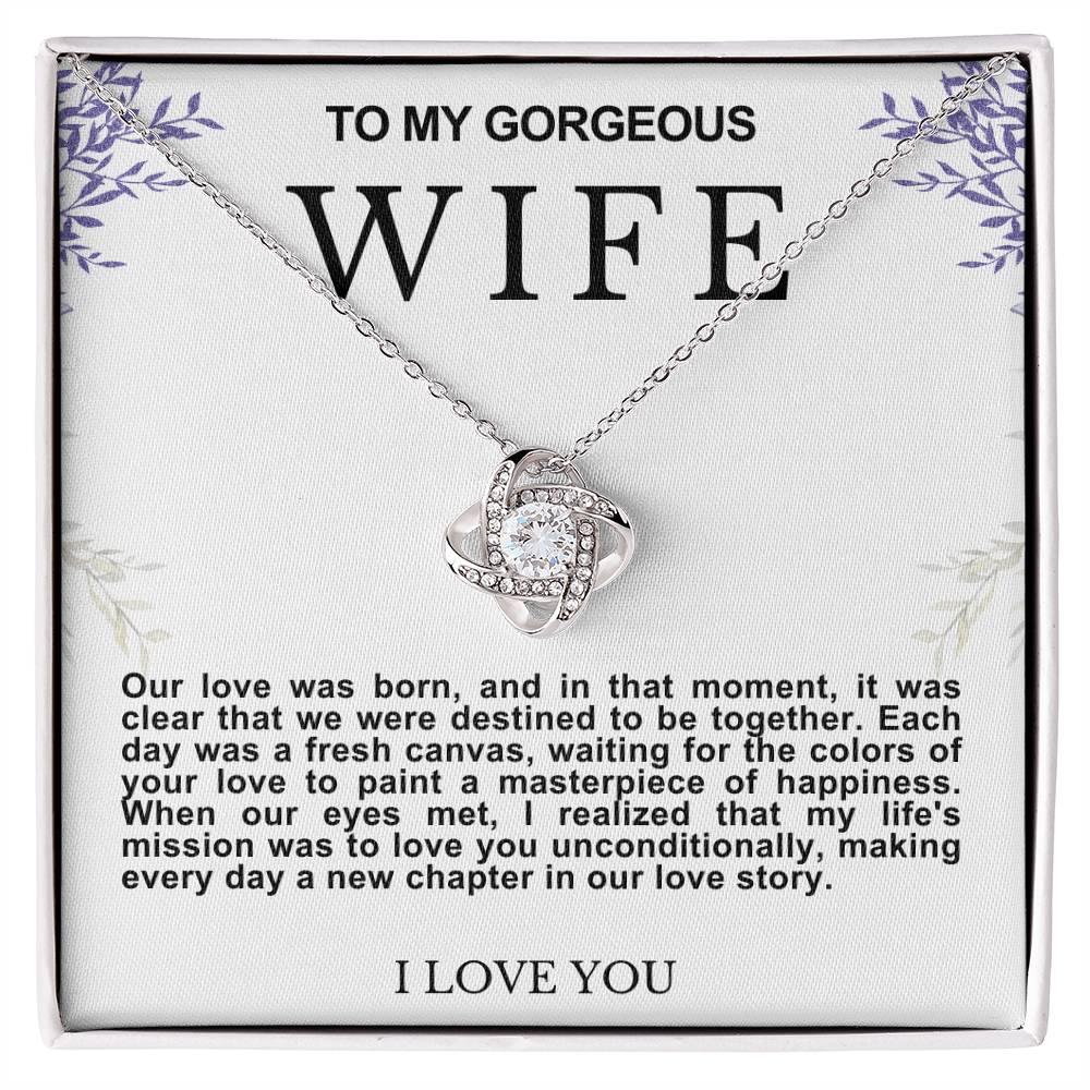 Wife Love Knot Necklace