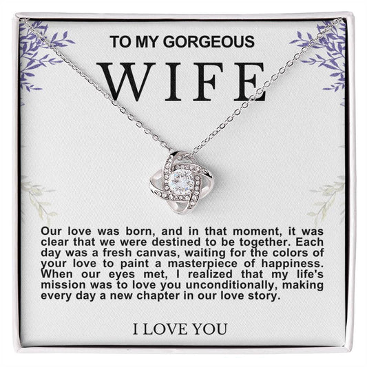 Wife Love Knot Necklace