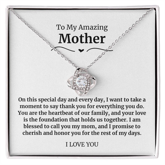 9 To My Amazing Mother Necklace