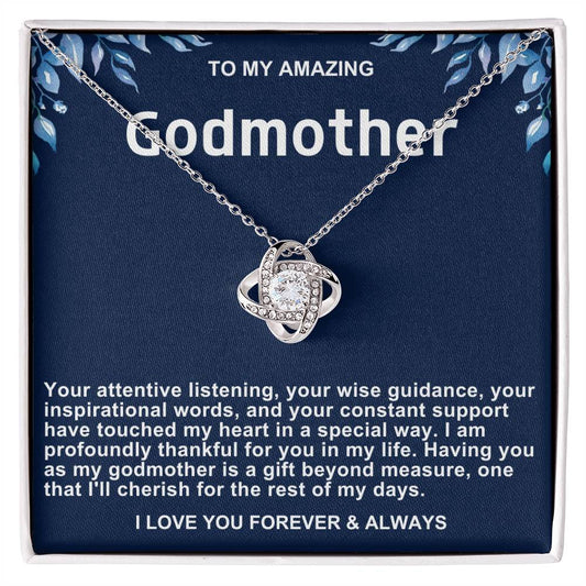 Godmother Love Knot Necklace