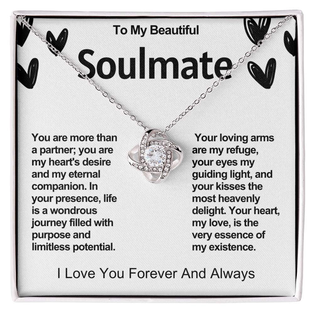 Soulmate Love Knot Valentine Necklace