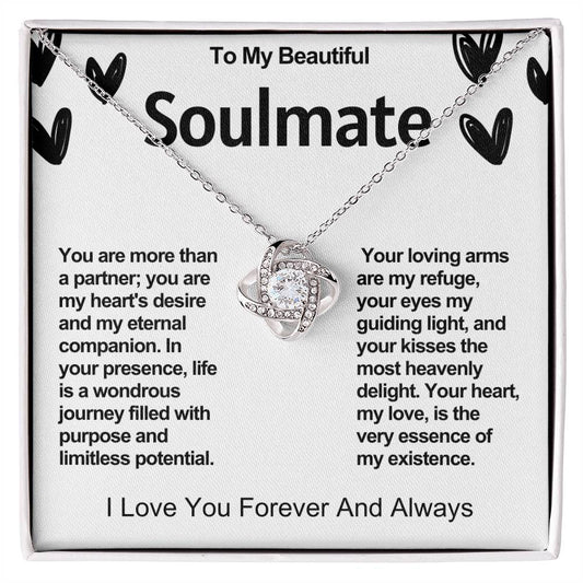 Soulmate Love Knot Valentine Necklace