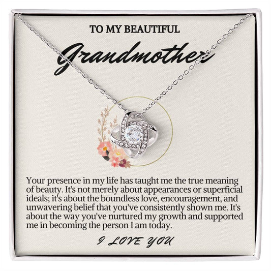 Grandmother Love Knot Necklace