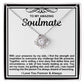 Soulmate Love Knot Necklace- Together We Are Writing A Love Story