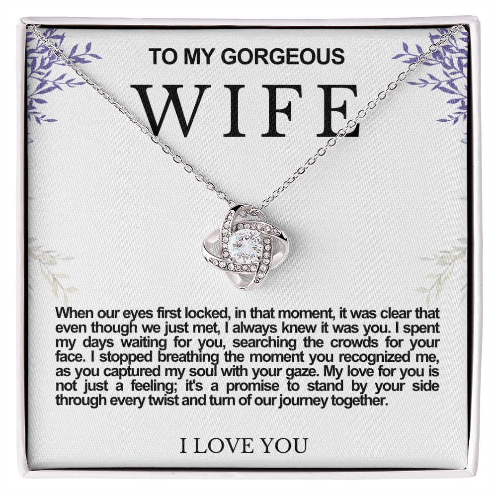 Wife Love Knot Necklace