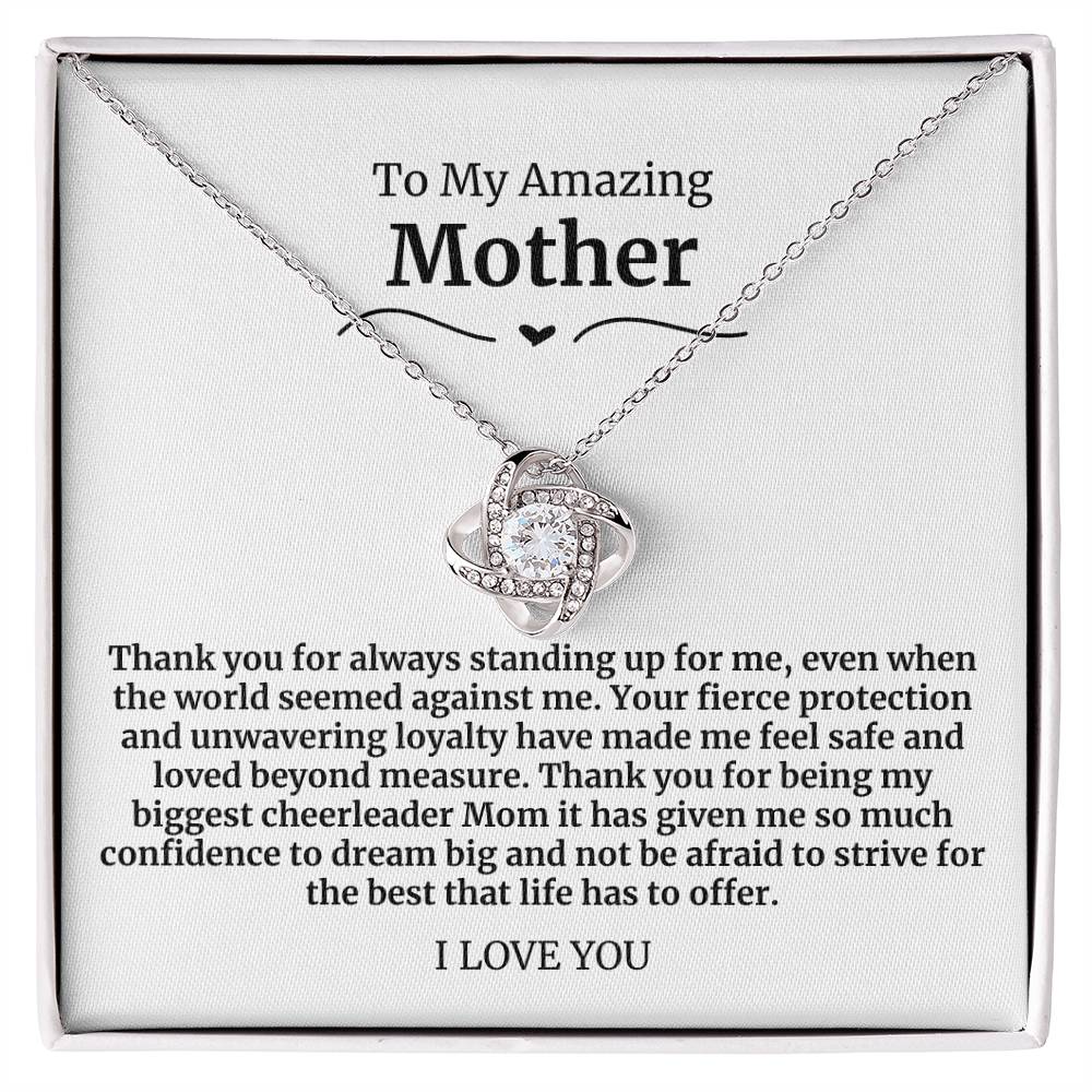 18 To My Amazing Mother Necklace