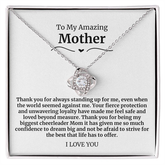 18 To My Amazing Mother Necklace