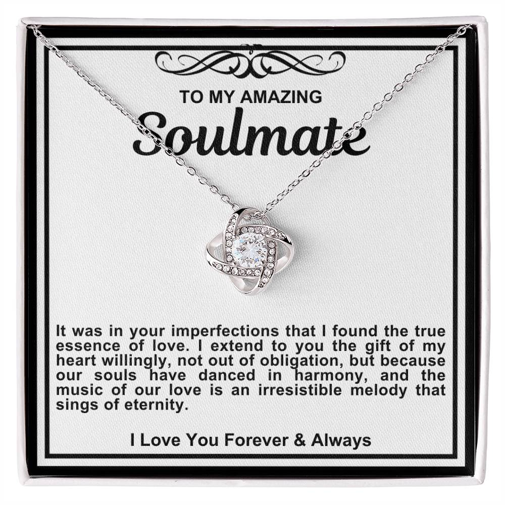 Soulmate Love Knot Necklace- I Found The True Essence Of Love