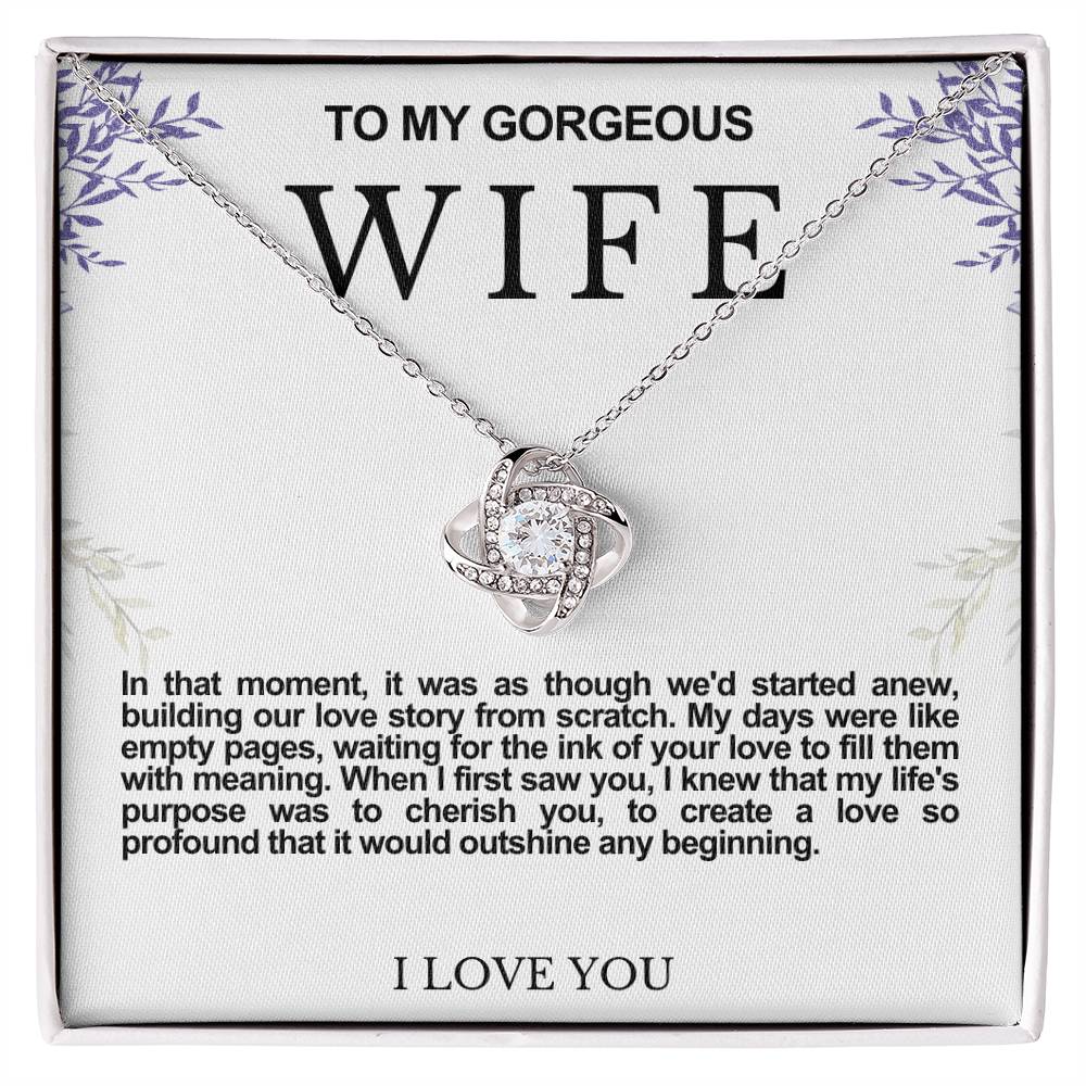 Wife Love Knot Necklace