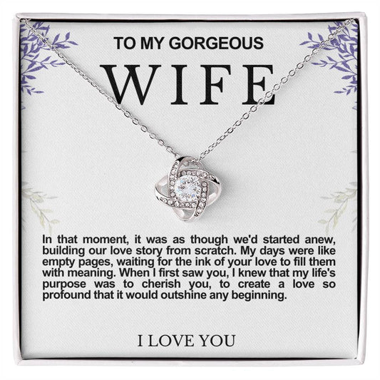 Wife Love Knot Necklace