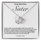 Sister Love Knot Necklace