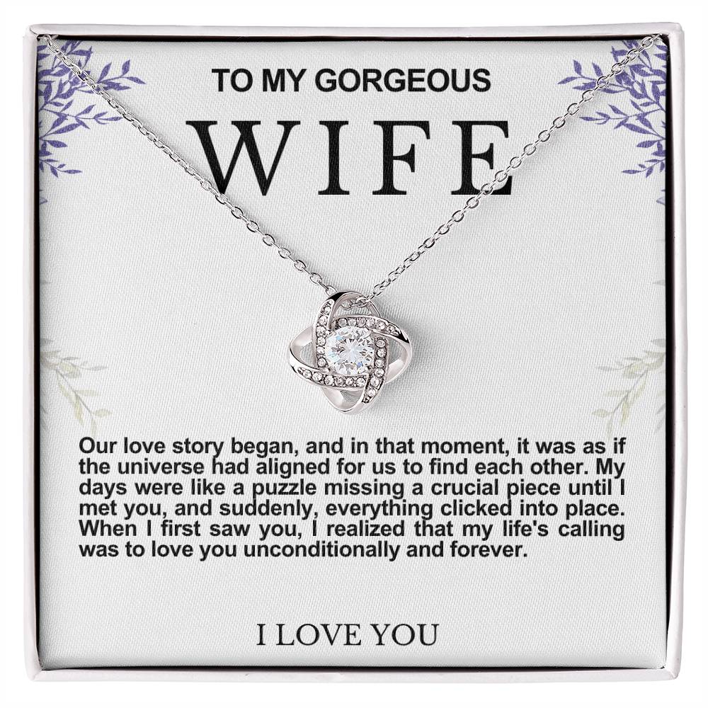 Wife Love Knot Necklace