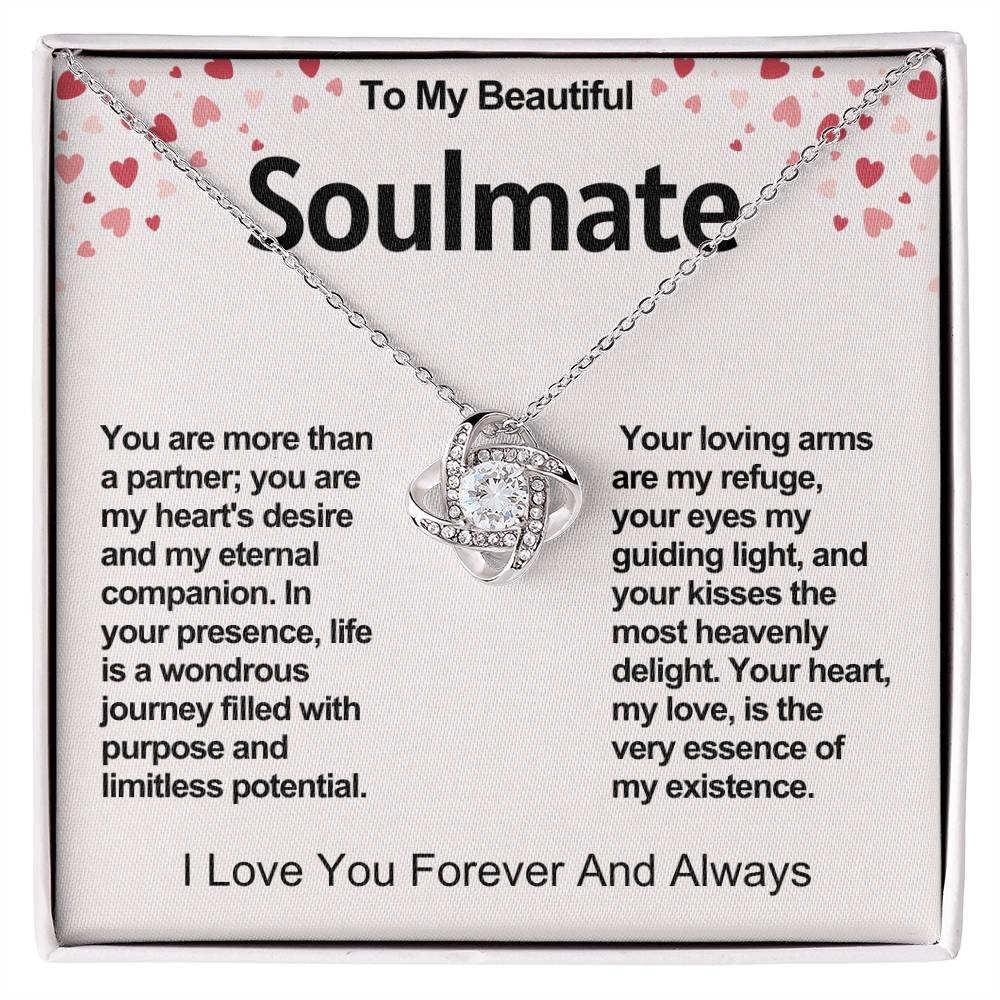 Soulmate Love Knot Valentine Necklace