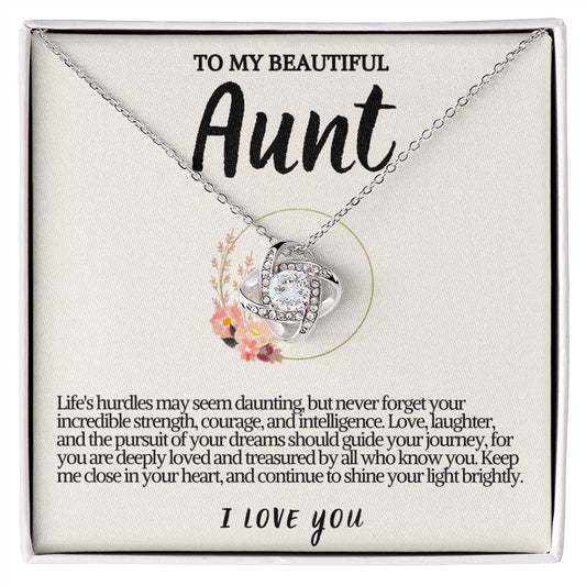 Aunt Love knot Necklace