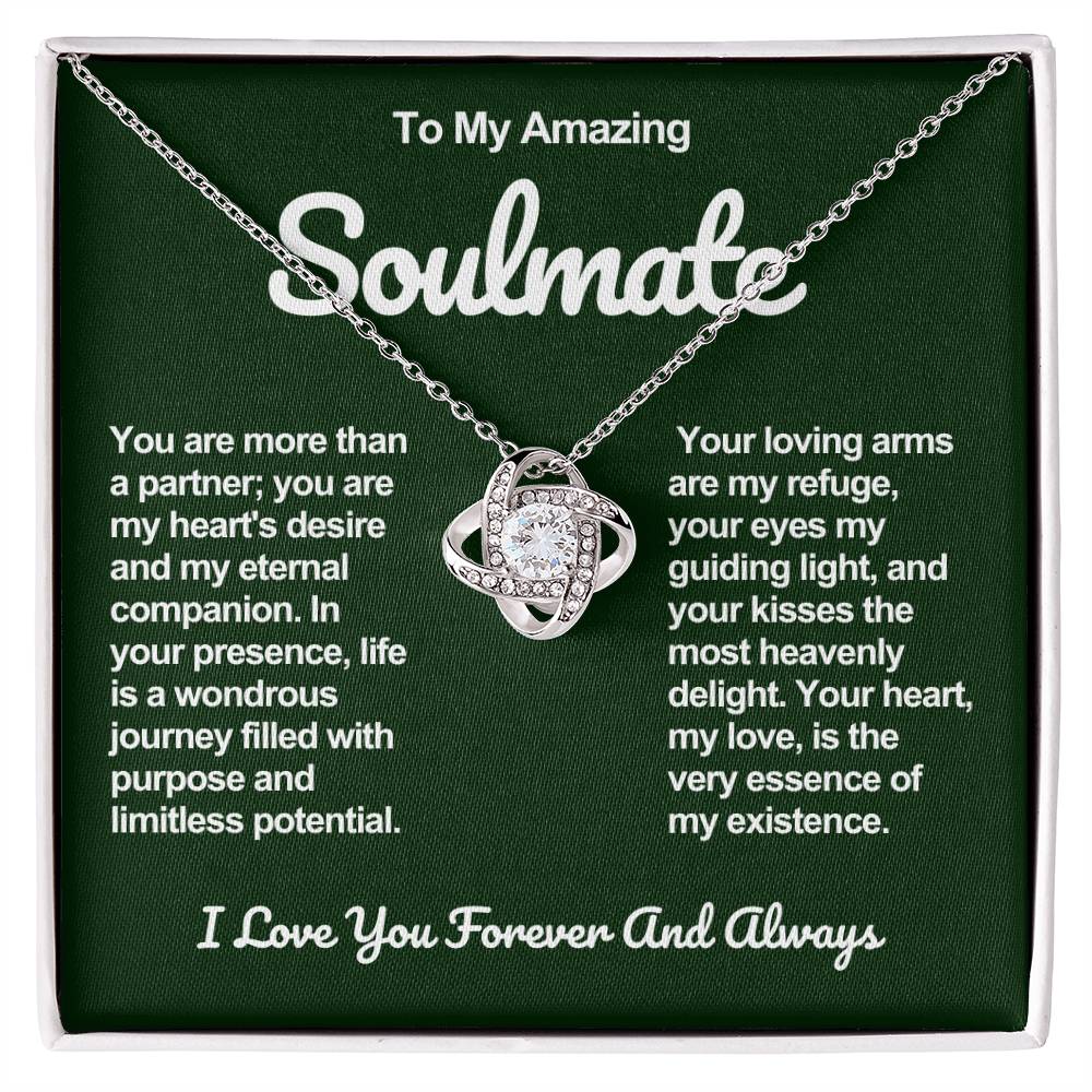 Soulmate Love Knot Necklace- My Heart's Desire