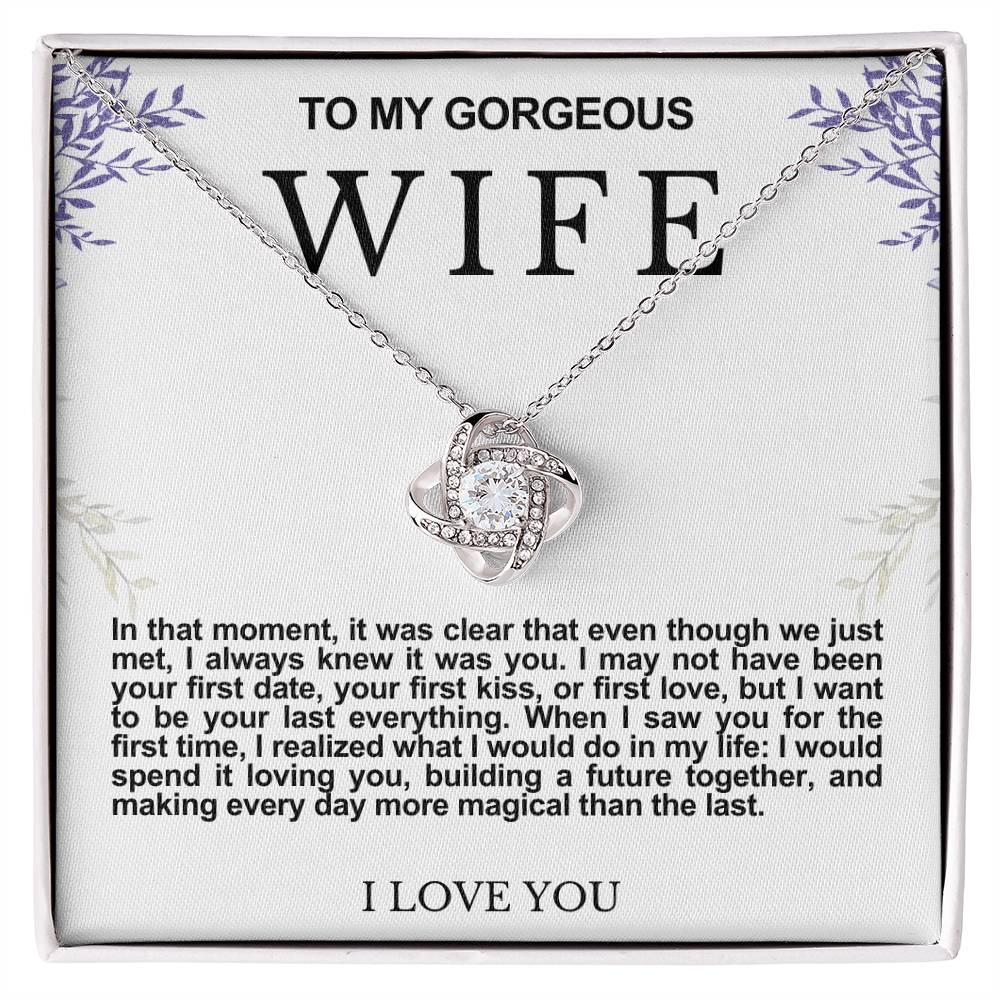 Wife Love Knot Necklace