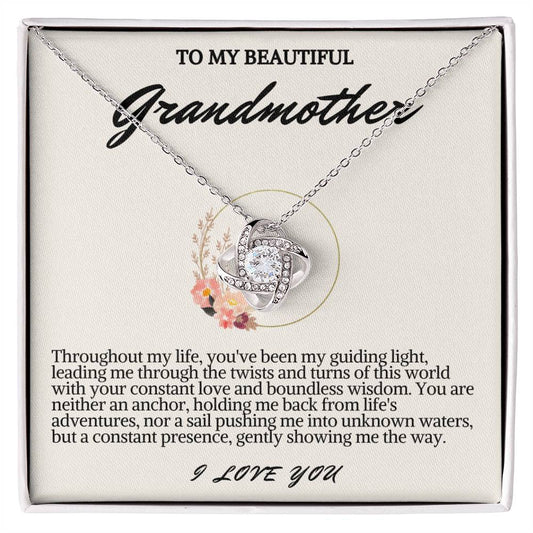 Grandmother Love Knot Necklace