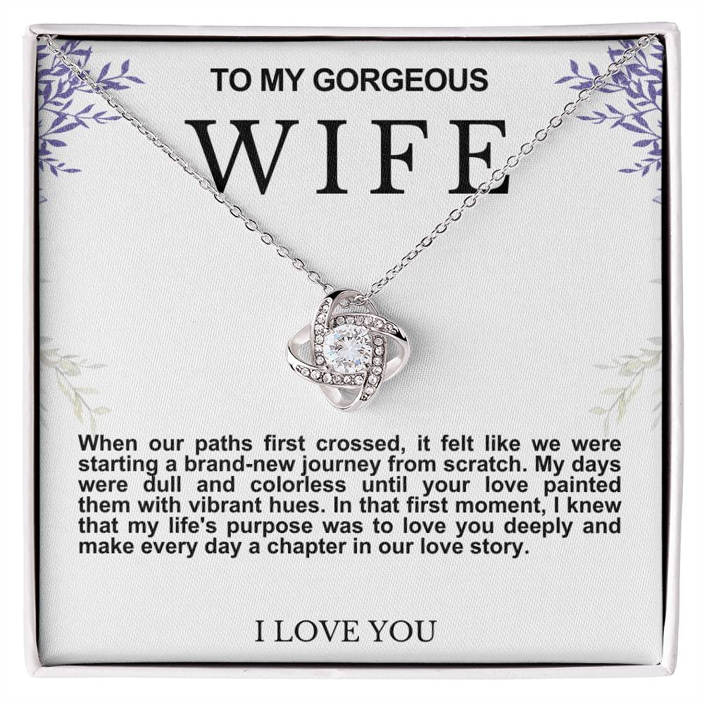 Wife Love Knot Necklace