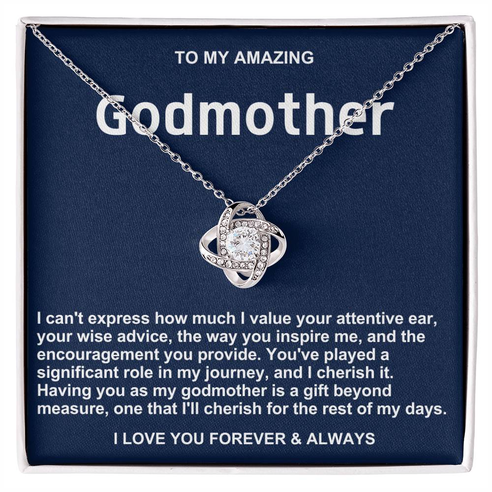 Godmother Love Knot Necklace