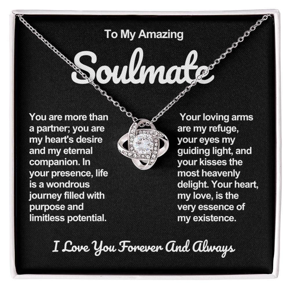 Soulmate Love Knot Necklace- My Heart's Desire