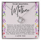 Mother Love Knot Birthday Necklace