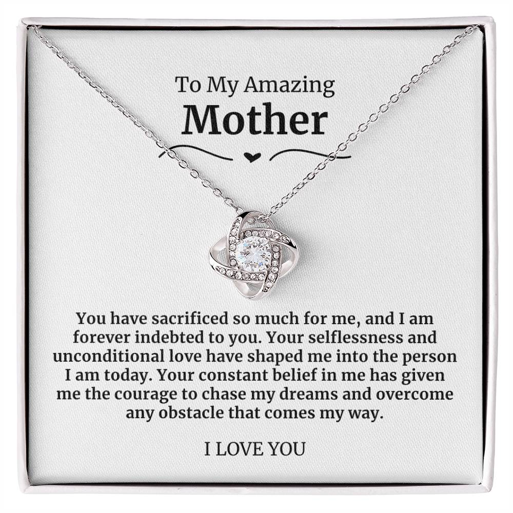 41 To My Amazing Mother Necklace