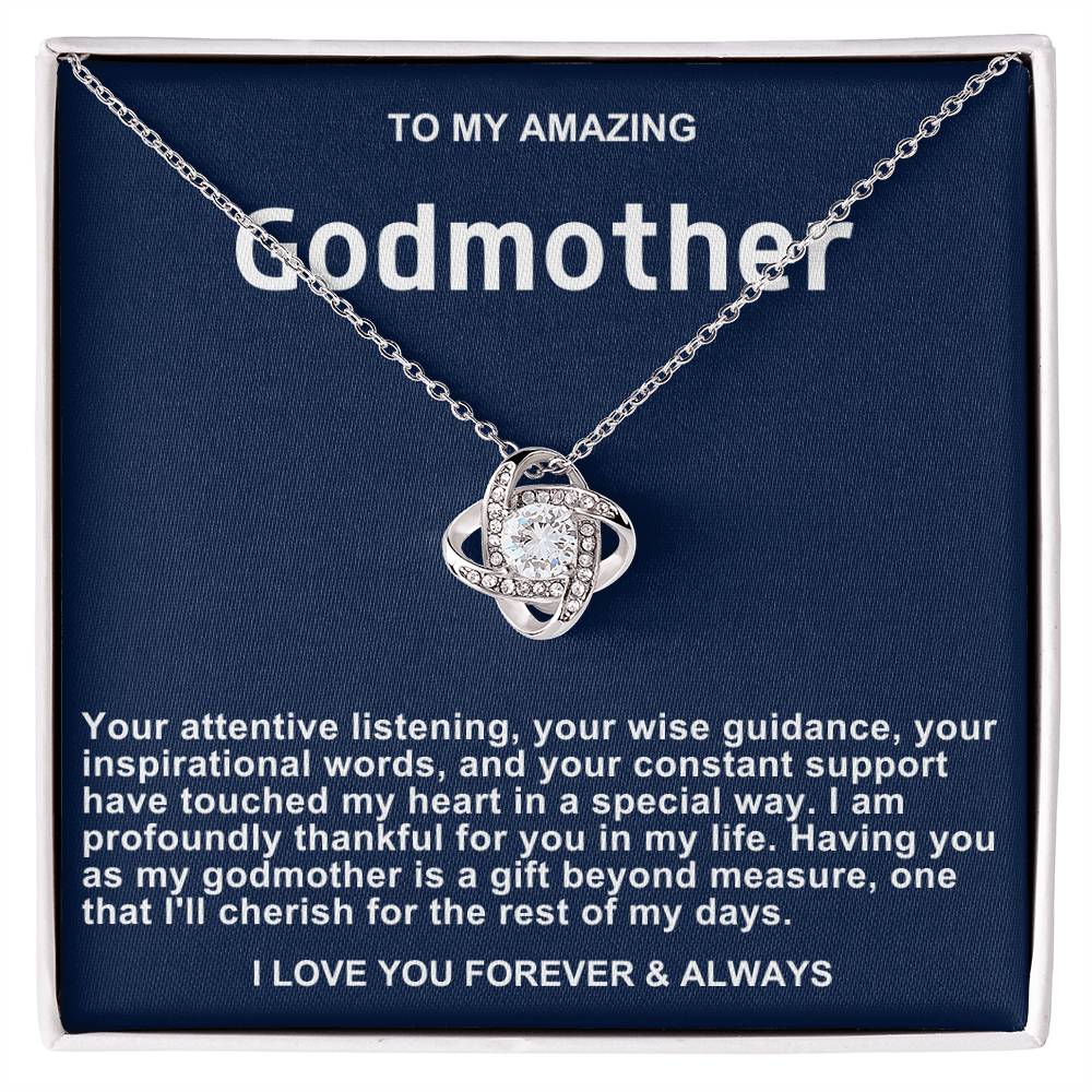 Godmother Love Knot Necklace