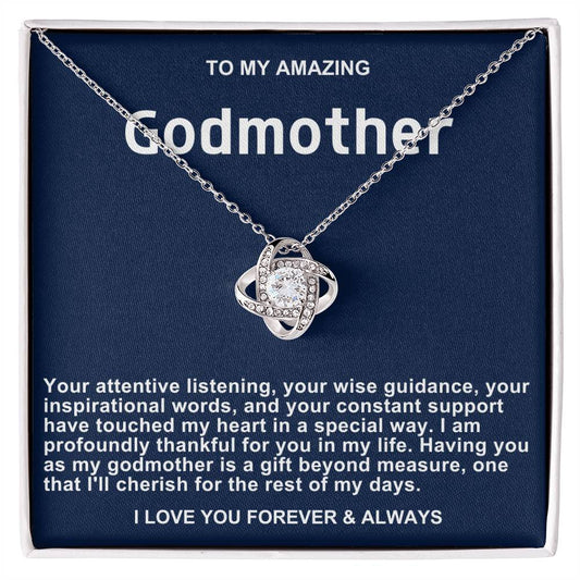 Godmother Love Knot Necklace