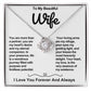 Wife Love Knot Valentine Necklace