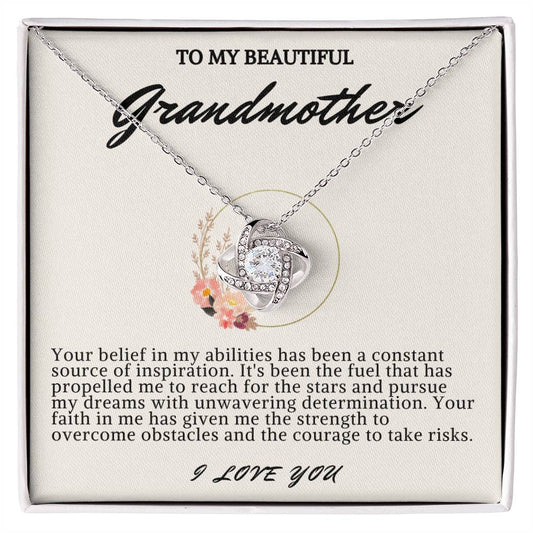 Grandmother Love Knot Necklace