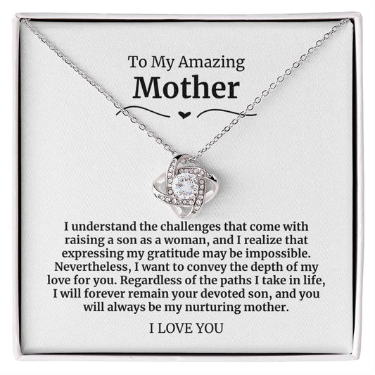 25 To My Amazing Mother Necklace