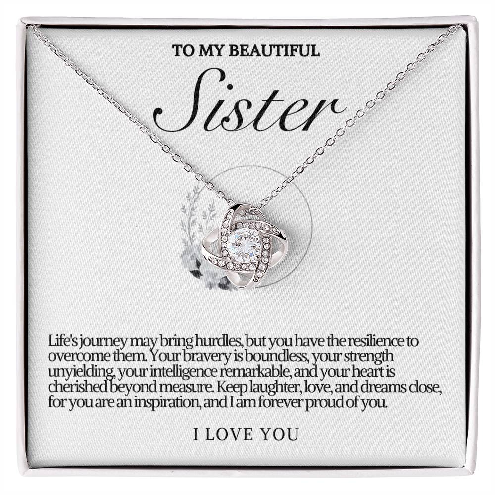 Sister Love Knot Necklace