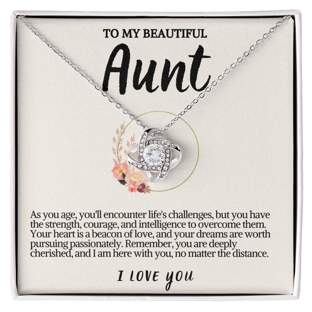 Aunt Love knot Necklace