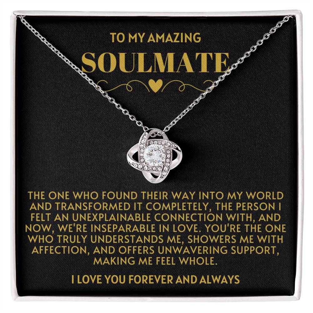 Soulmate Love Knot Necklace- We're Inseparable In Love