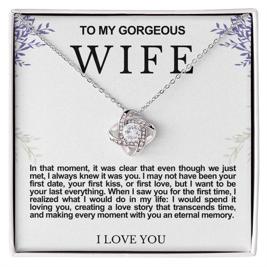 Wife Love Knot Necklace