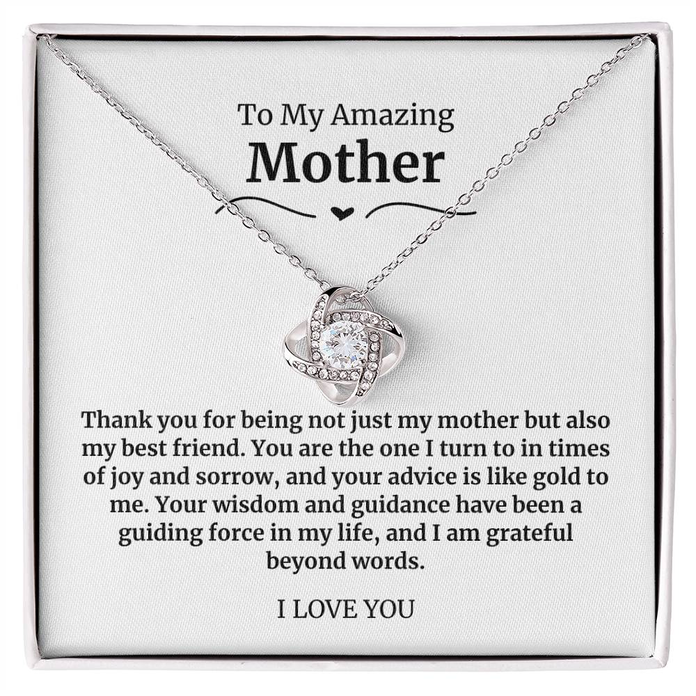 16 To My Amazing Mother Necklace